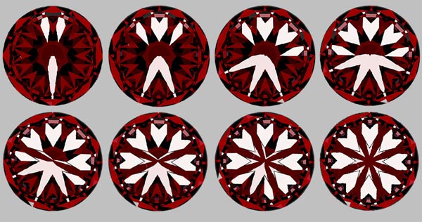 How the Hearts Patterning Are Formed