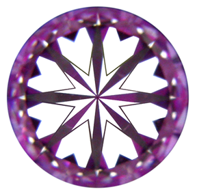 True Hearts found in A CUT ABOVE hearts and arrow diamonds photgraphed in 1999 by Brian Gavin